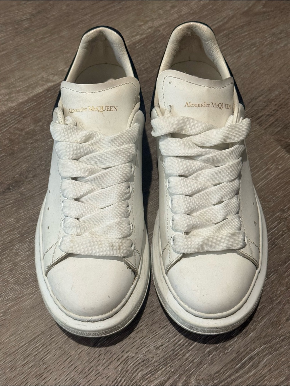 Alexander McQueen Oversized Sneaker White Black